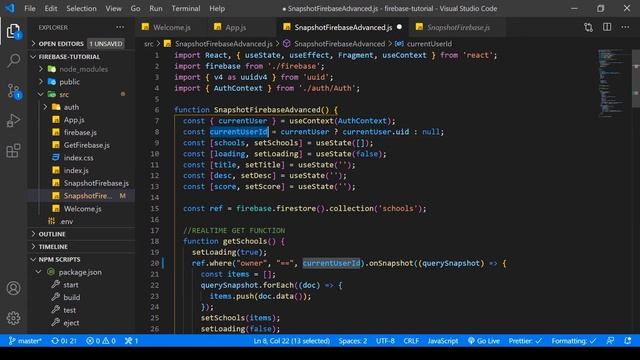 How To Set Up React With Firebase/Firestore | Query (where(), orderBy(), limit() ) | Part 4 смотреть онлайн