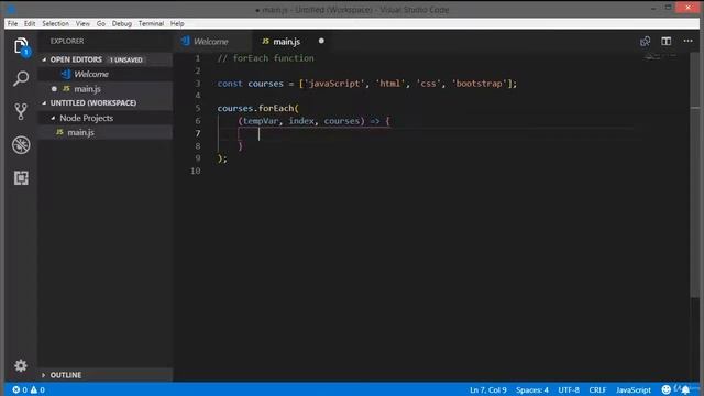 Design Patterns with JavaScript ES56 and Node js from Zero forEach смотреть онлайн