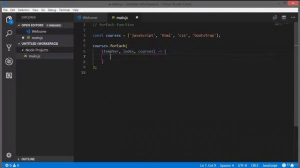 Design Patterns with JavaScript ES56 and Node js from Zero  forEach