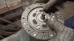 Демпферный диск сцепления на урал/днепр от ВАЗ 2108