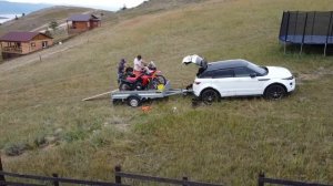 Погрузка мотоциклов на прицеп