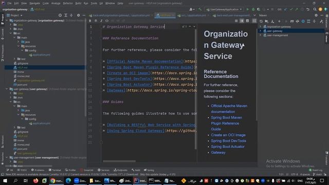 Refactor services (GatewayUser - GatewayOrgnization - UserManagement) смотреть онлайн