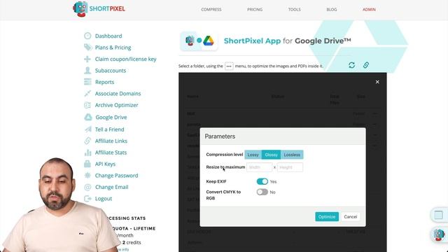 How to compress and optimize files on Google Drive using ShortPixel смотреть онлайн
