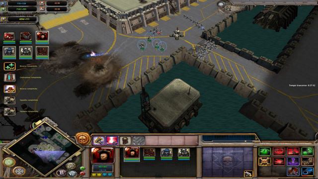 Warhammer 40000 Dawn of War Soulstorm Ultimate Apocalypse Mod Space Marines and IG 2v2v2 Insane AI смотреть онлайн