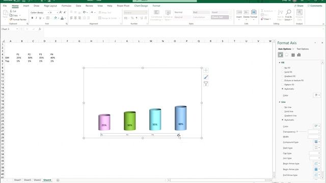 3D chart - excel смотреть онлайн