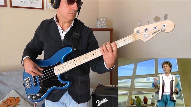 YES Owner Of A Lonely Heart (bass cover) - Fender American Performer Precision bass смотреть онлайн