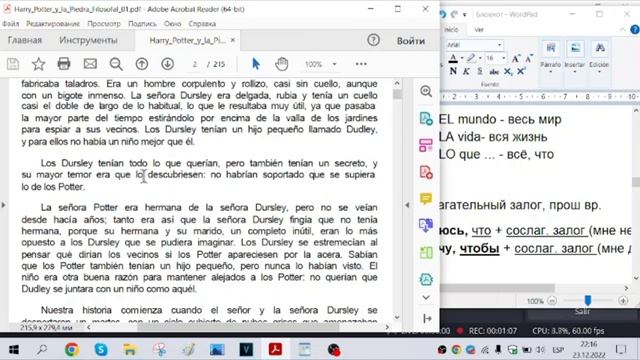 Испанский с Гарри Поттером: чтение и разбор испанского текста смотреть онлайн