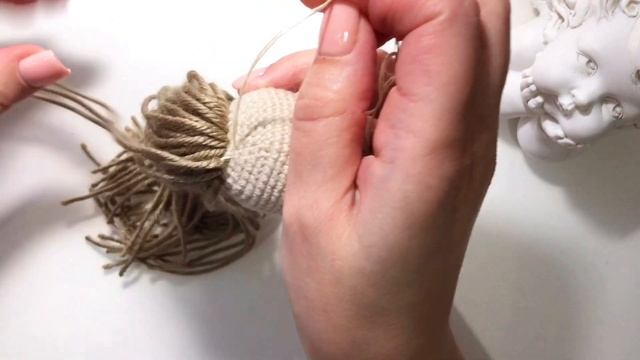 МК Как сделать волосы кукле амигуруми смотреть онлайн