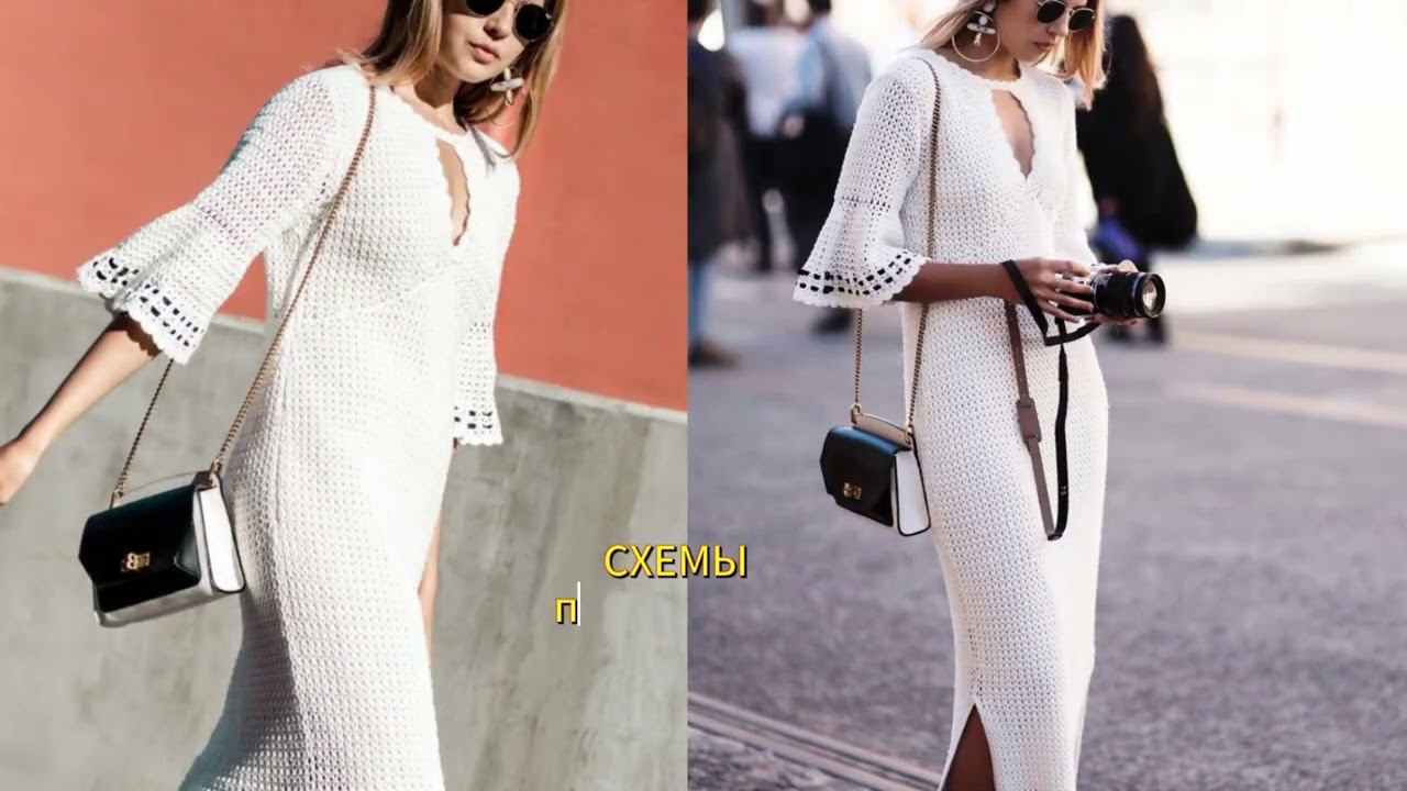 Кружат голову, платья крючком - Идеи для создания стильного образа - knitting смотреть онлайн