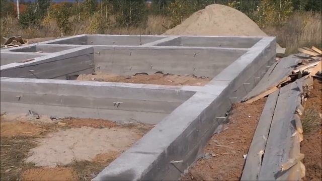 Свайно ленточный фундамент для деревянного дома,дачи,бани,гаража смотреть онлайн