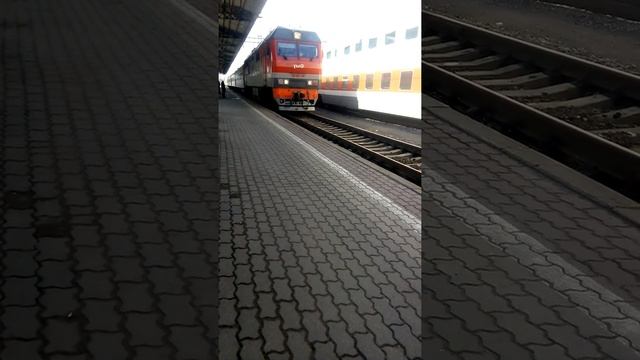 ТЭП 70БС с поездом #109 Москва-Анапа смотреть онлайн