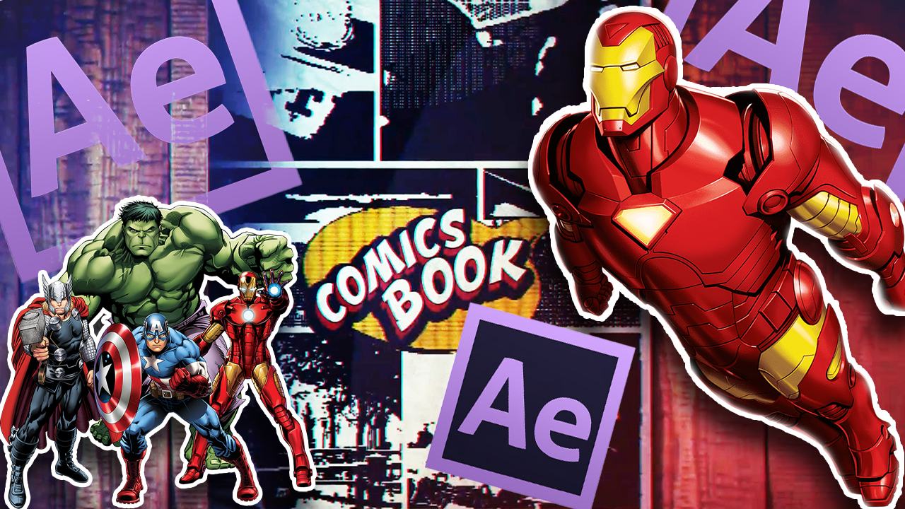Книга комиксов Comics-Book_by_Hero After Effects смотреть онлайн