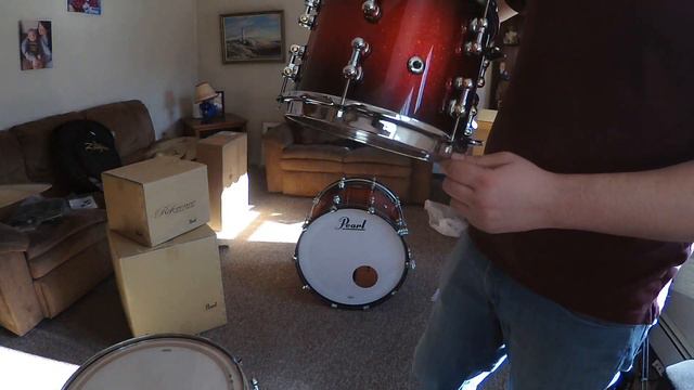Pearl Reference Pure drum kit unboxing смотреть онлайн