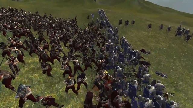 6000 ROME EVOCATI COHORT VS 6000 EAGERS UGRIAN BERSERKERS - MASSIVE BATTLE TOTAL WAR: ROME 2 смотреть онлайн