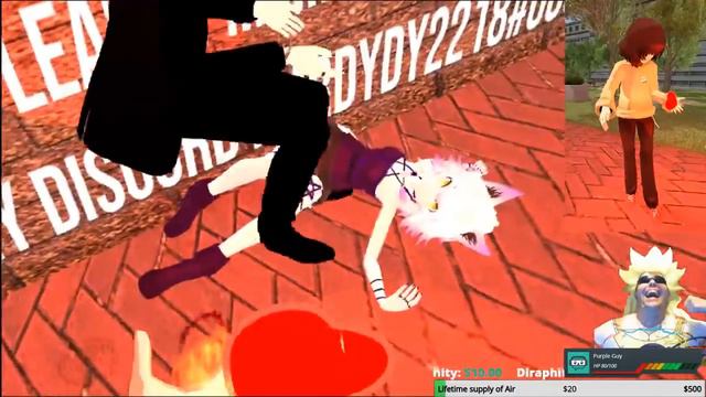 Undertale Chara Attacks A Park! | VRchat! смотреть онлайн