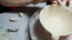 Лепим кашпо из полимерной самозатвердевающей глины. Planters made of polymer self-hardening clay.