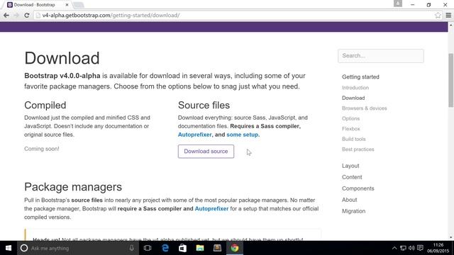 Bootstrap 4 Tutorial 1 - Setting Up A Project смотреть онлайн