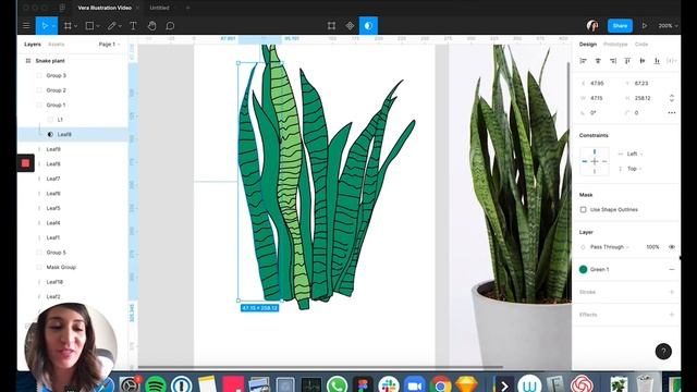 Illustrate in Figma! | Designing a Plant Illustration using Figma смотреть онлайн