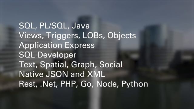 40 Years of Oracle Database Innovation смотреть онлайн