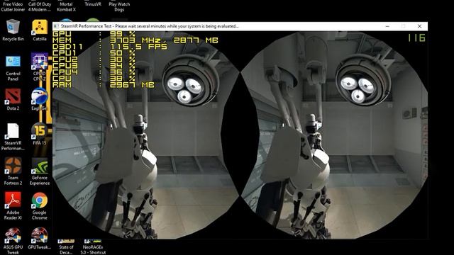 GTX 960 4GB / Steam VR Performance test смотреть онлайн
