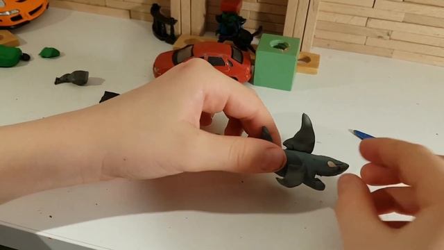 #Акула из пластилина/ Make a #shark out of #plasticine смотреть онлайн