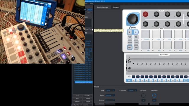 #Behringer Flow 8 Midi Control ARTURIA