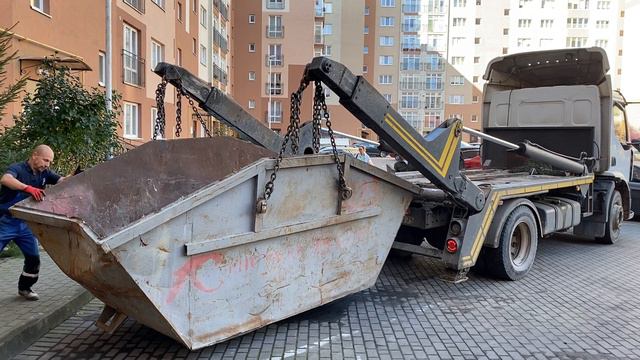 #мусоровоз #trashtruck #техника #мусор #контейнер