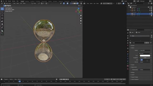 Learn to Make Hourglass and Animation in Blender 3.2 смотреть онлайн