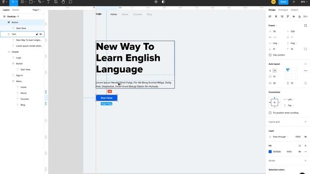Создаем первый макет в Figma смотреть онлайн