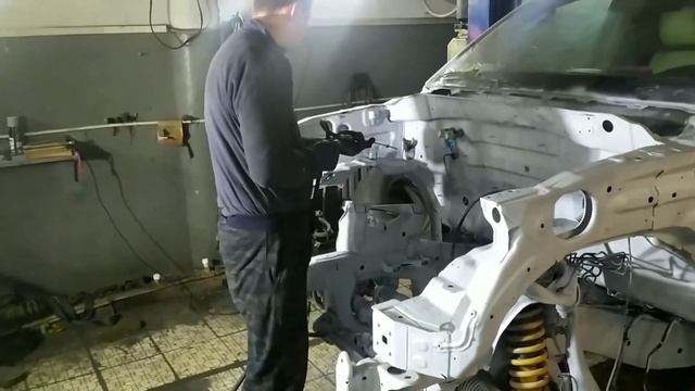 Nissan Navara D40 "EP2" Восстановление и свап QD32T. Грунтовка, покраска, АНТИКОР смотреть онлайн