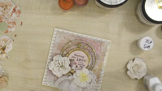 МК открытки из материалов Woodchic смотреть онлайн