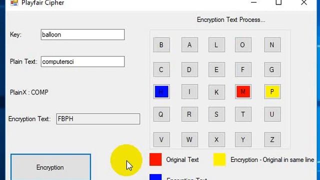 Playfair Cipher Encryption смотреть онлайн