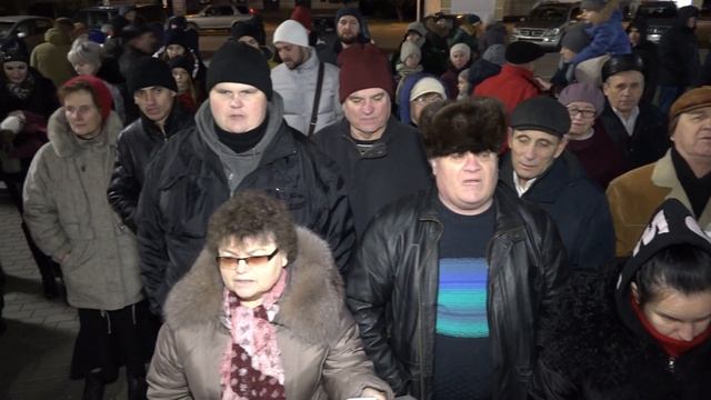 Рождественские колядки на главной площади города. г. Измаил. 07 01 2020.5 смотреть онлайн