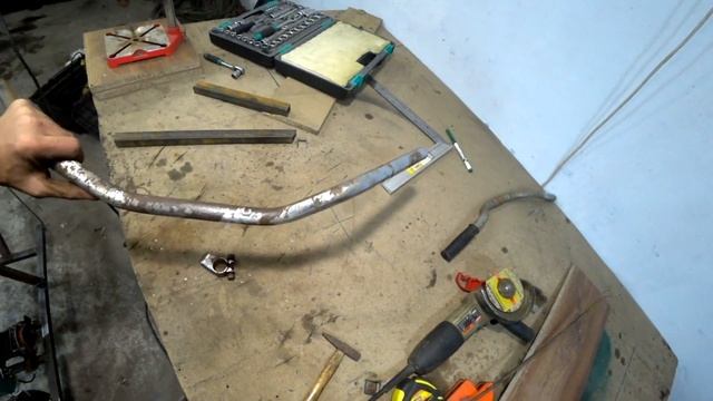 Самодельный минибайк с двигателем от мотоксы (триммера) смотреть онлайн