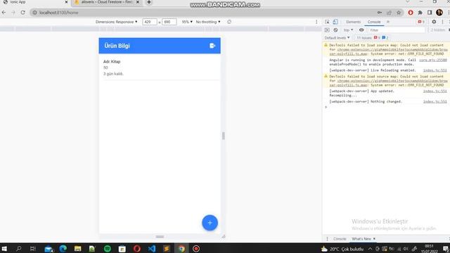 Mezuniyet Sınavı Projesi / Ionic Framework ve Firebase смотреть онлайн
