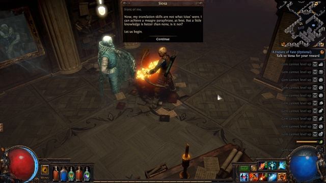 Path of Exile 21 Find Four Golden Pages for Siosa - Loose Candle - Library Archive смотреть онлайн