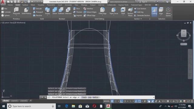 How to design drone camera in AutoCAD. AutoCAD mein drone camera design kaise kare step by step. смотреть онлайн