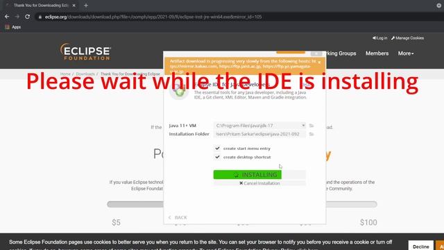Install Eclipse IDE and setup for JAVA in some easy steps... смотреть онлайн