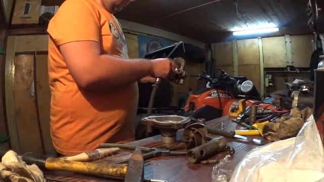 Ремонт помпы квадроцикла Artic Cat 1000 (pump  Artic Cat 1000) часть 2