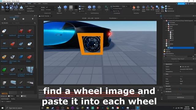 How to make Drivable Cars in Roblox Studio! (Working 2021) || Roblox Studio Tutorials #6 смотреть онлайн