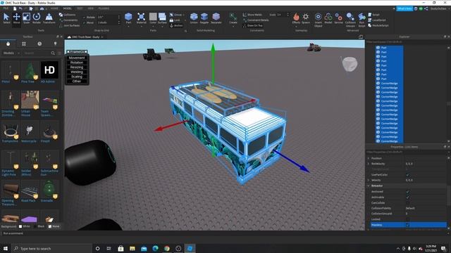Roblox Studio Tutorial - How to Weld Monster Trucks on Roblox - 2021 смотреть онлайн