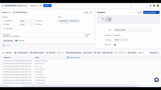 Creating a “Dropdown” control with the control editor | Atlassian Analytics Demos | Atlassian смотреть онлайн