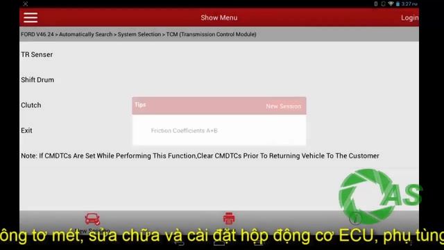 Launch X431 Pro TCM adaptive learning clutch learning Ford Focus смотреть онлайн