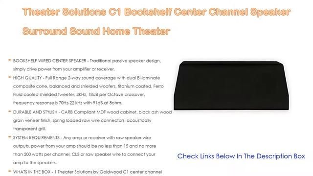 Top 5 Best Budget Center Channel Speaker With Expert Recommendation смотреть онлайн