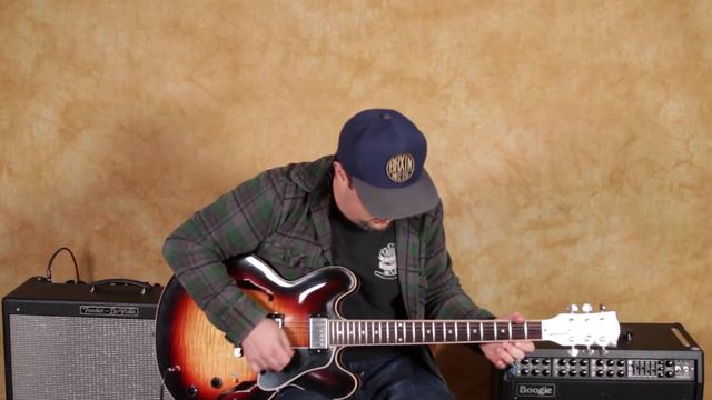 Gibson ES335 Sunburst - Blues Guitar Solo Marty Schwartz - Boss RC - 2 Looper смотреть онлайн