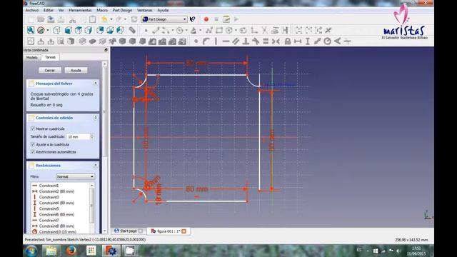 Extruyendo figuras sencillas con el modo Part Design de FreeCAD 0.15 смотреть онлайн