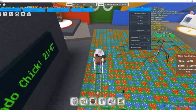 Bee Swarm Simulator - убиваем палочника с помощью скрипта | Bee Swarm Simulator Stick Bug Script смотреть онлайн