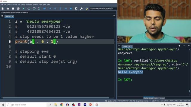 Slicing in Python | Access Sub-part of a String, List, Tuple | Class 11/12 CS IP | CBSE/ICSE [HIN] смотреть онлайн