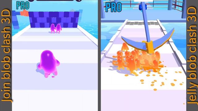 NOOB Vs PRO Vs HACKER Vs GOD In Join Blob Clash 3D Vs  Jelly Clash 3D-Blob Clash 3D