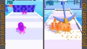 NOOB vs PRO vs HACKER vs GOD in Join blob Clash 3D vs  Jelly Clash 3D-Blob Clash 3D